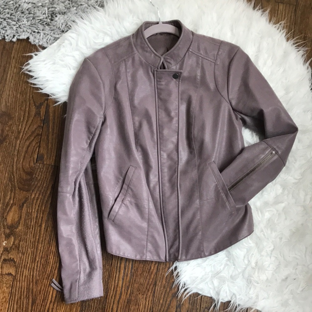 Free people vegan suede bomber moto jacket - Picture 1 of 6